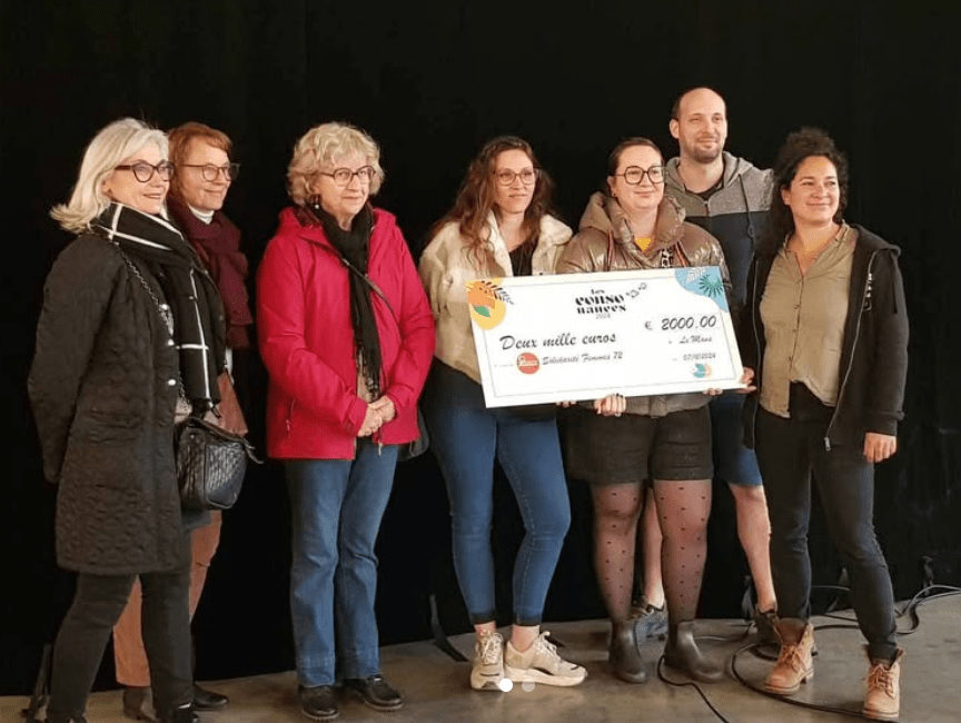 Remise de chèque de 2 000 €